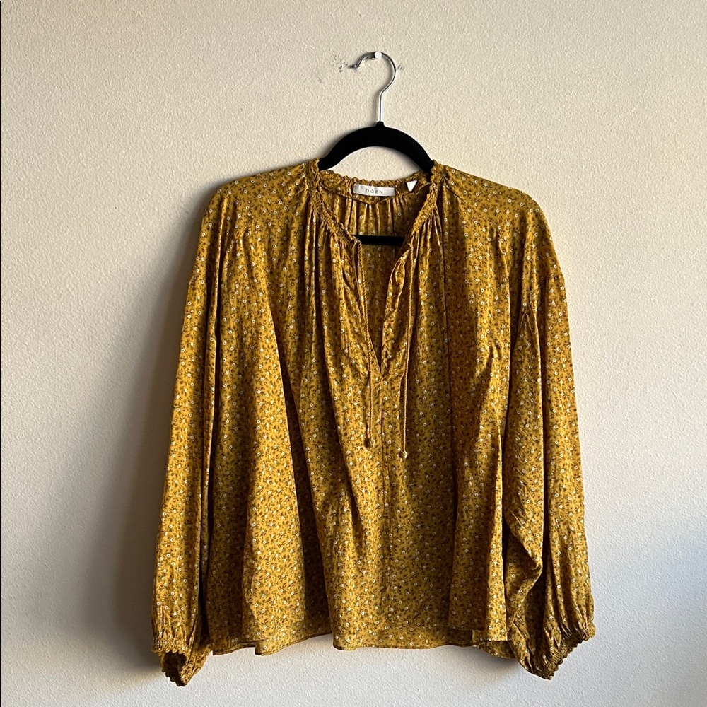 Doen Justine Top Sunsoaked Foothills Floral View 5